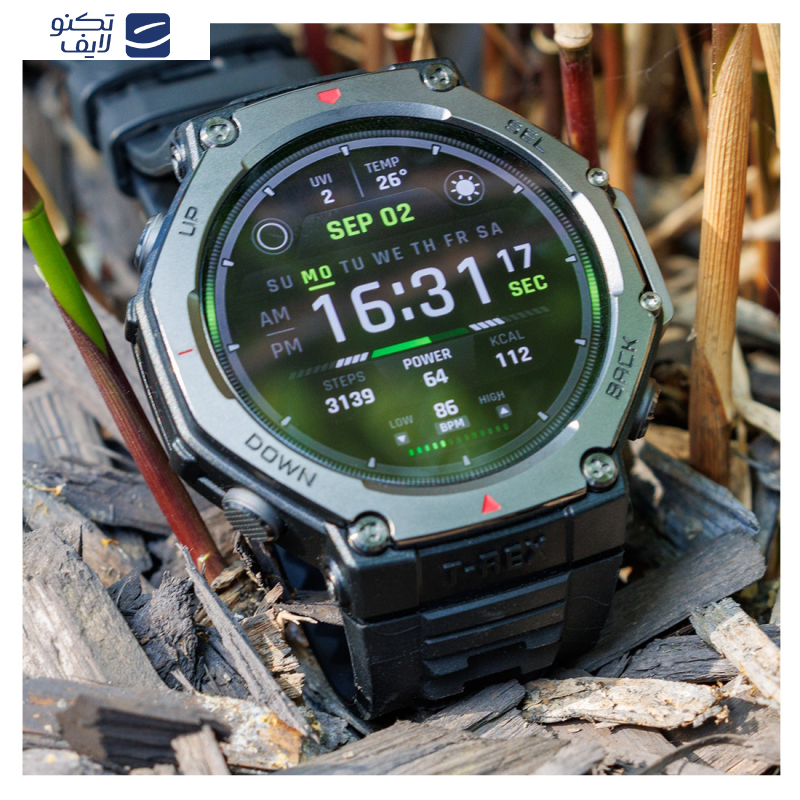 ساعت هوشمند امازفیت مدل DOC TREX COMPATIBLE 3 SMART ساعت هوشمند امازفیت مدل DOC TREX COMPATIBLE 3 SMART