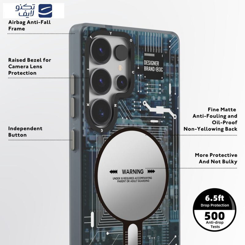 کاور یانگ کیت مدل Technology Magnetic 018 مناسب برای گوشی موبایل سامسونگ Galaxy S25 Ultra