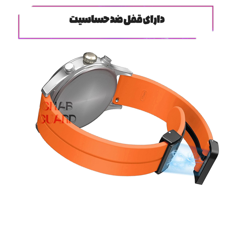 بند قاب گارد مدل SILKMGNGR مناسب برای ساعت هوشمند سامسونگ Galaxy Watch 6 44mm