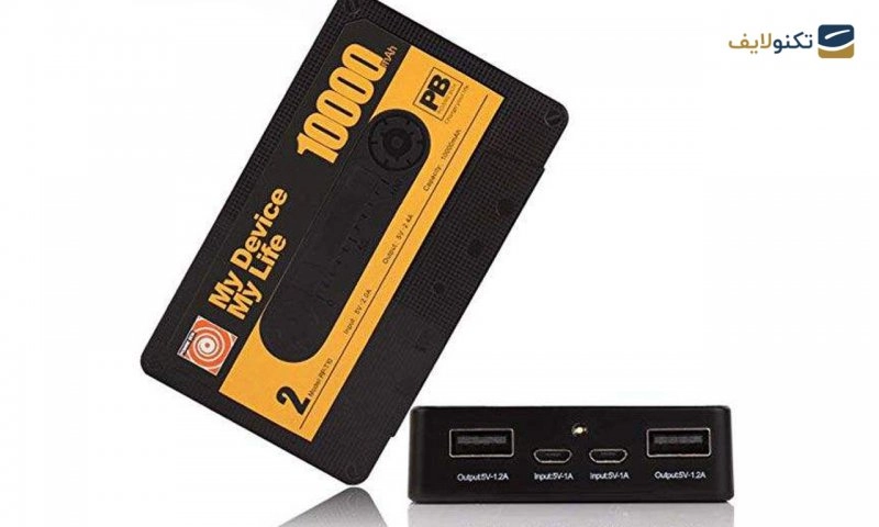 پاوربانک ریمکس مدل Tape RPP-12 با ظرفیت 10000 میلی آمپر ساعت