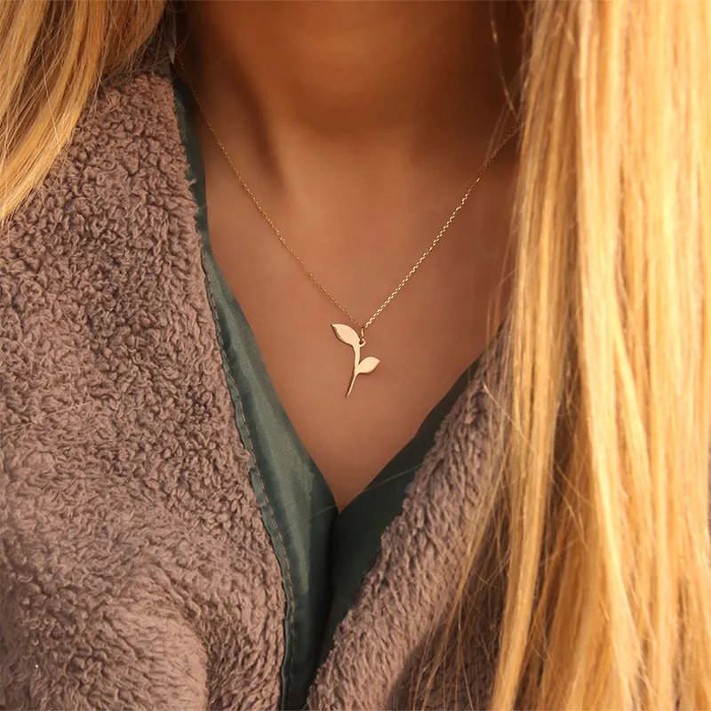 پلاک طلا 18عیار طرح جوانه