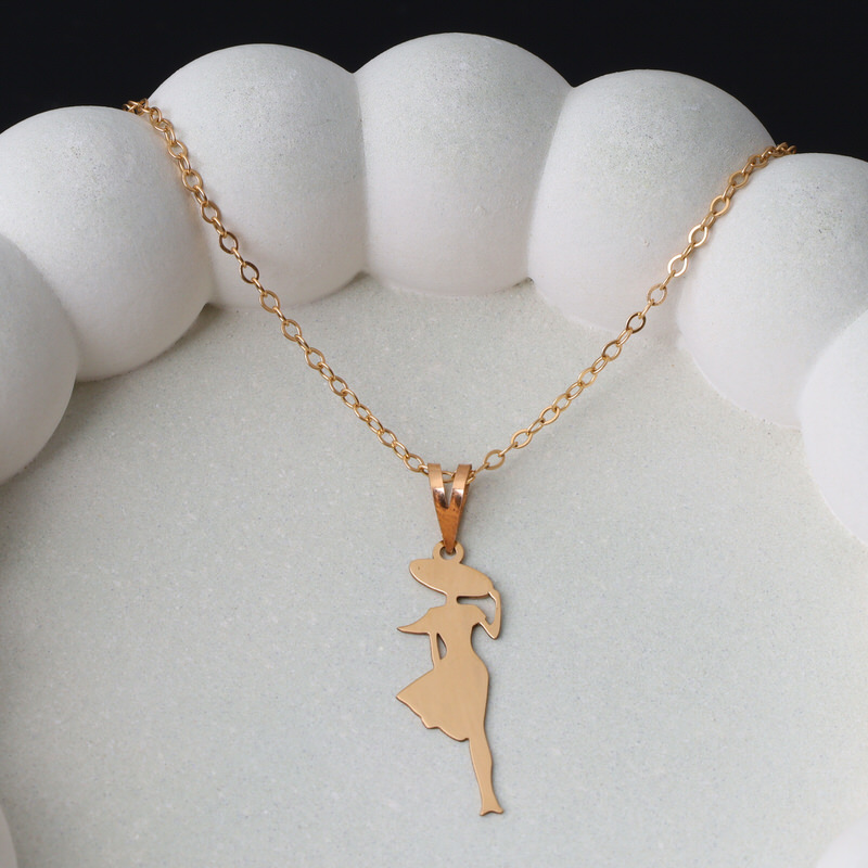 پلاک طلا 18 عیار دختر سندیگو