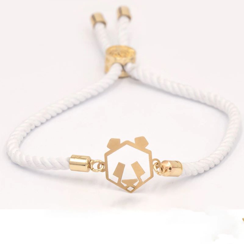 دستبند طلا 18عیار زنانه طرح پاندا اورگامی