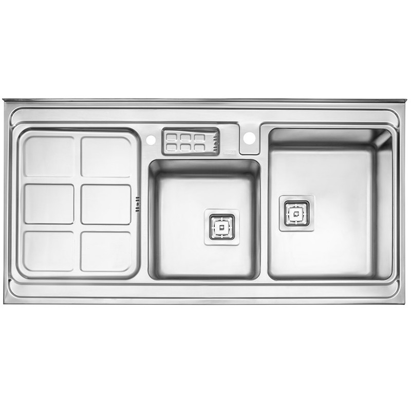 سینک ظرفشویی استیل البرز مدل 855 روکار