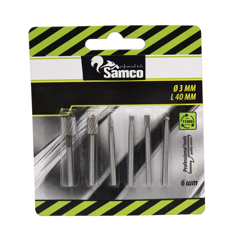 مته فرز فرم سامکو مدل چوب کد 06-YP-FORM مجموعه 6 عددی