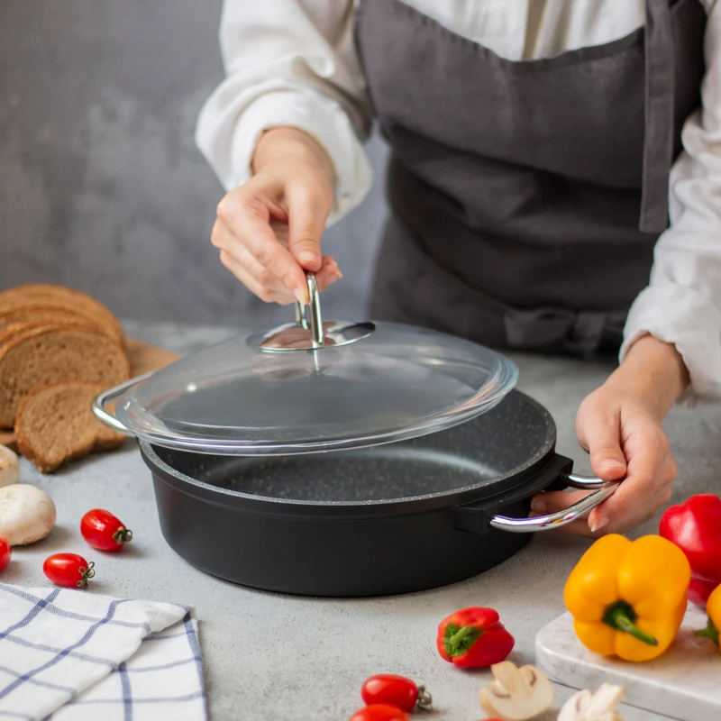 تابه دودسته تکنو مدل ان تاپ سایز 24