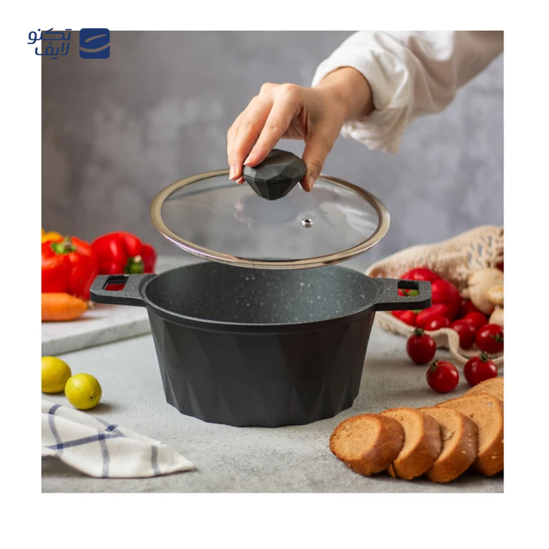 قابلمه تکنو مدل دایمند سایز 20 قابلمه تکنو مدل دایمند سایز 20