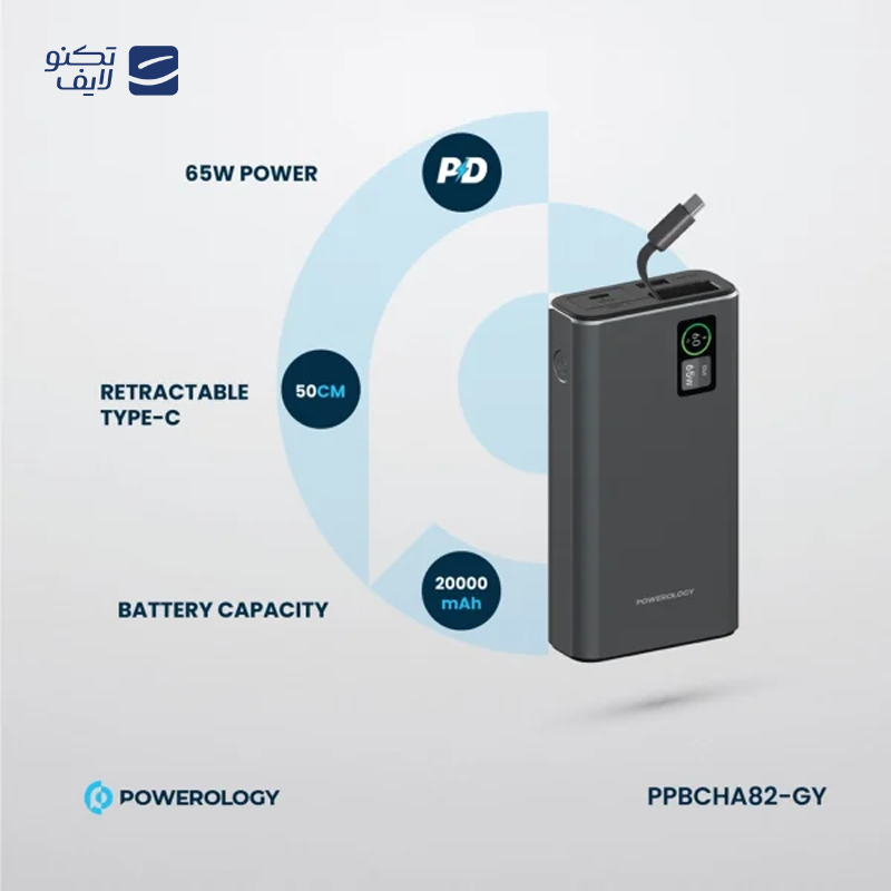 gallery-پاوربانک پاورولوجی مدل PPBCHA77 ظرفیت 27000 میلی آمپرساعت copy.png