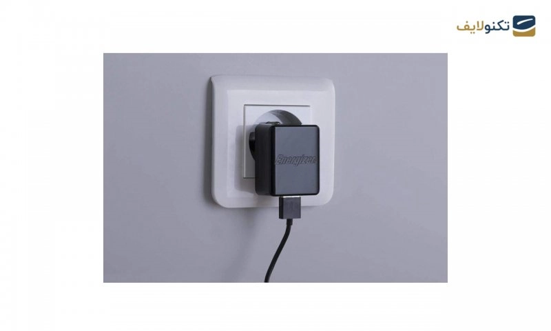 شارژر دیواری انرجایزر مدل ACA1AEUCMC3 به همراه کابل تبدیل microUSB