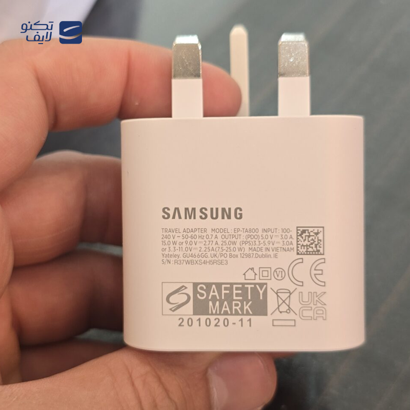 gallery-شارژر دیواری سامسونگ 25 وات مدل EP-TA800 دو پین - Original copy.png