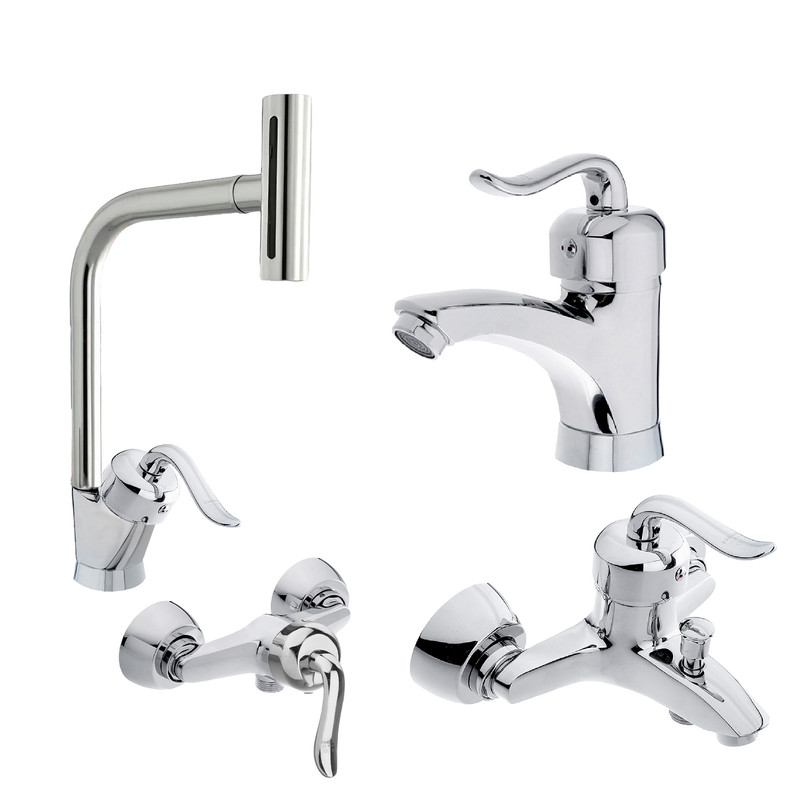 ست شیرآلات توفیق مدل آبشاری قجری سبددار مجموعه 6 عددی ست شیرآلات توفیق مدل آبشاری قجری سبددار مجموعه 6 عددی