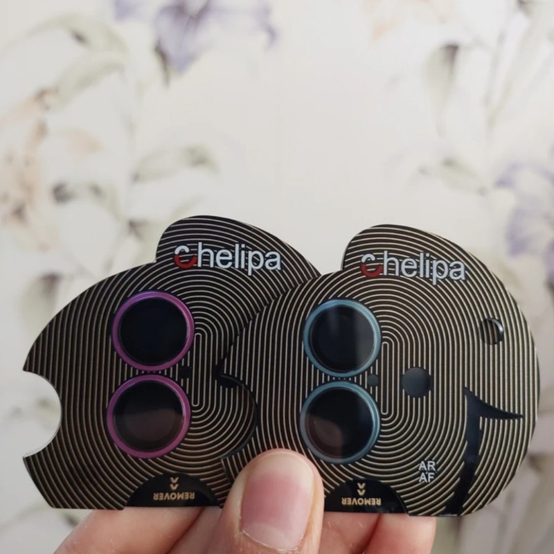 محافظ لنز دوربین شیشه ای اوجی مدل chelipa titanium مناسب برای گوشی موبایل اپل iPhone 16