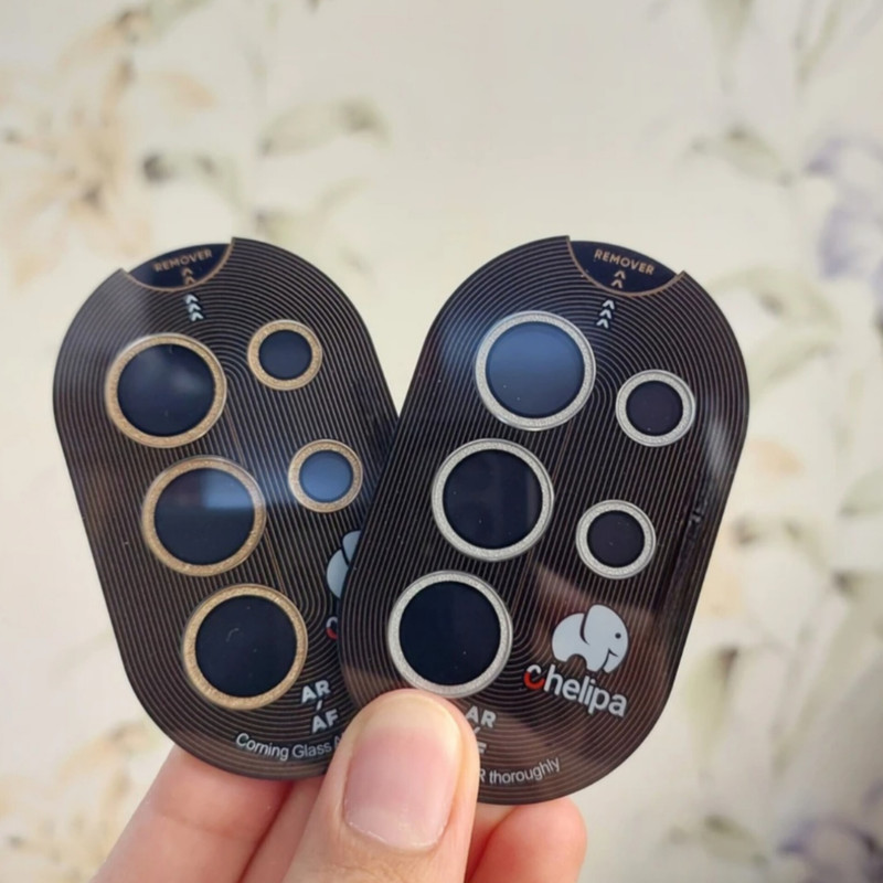 محافظ لنز دوربین شیشه ای اوجی مدل chelipa shine مناسب برای گوشی موبایل سامسونگ Galaxy S24 Ultra