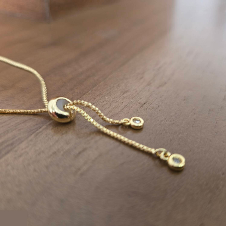 دستبند طلا 18 عیار زنانه شمیم گلد گالری طرح سگ کد A11