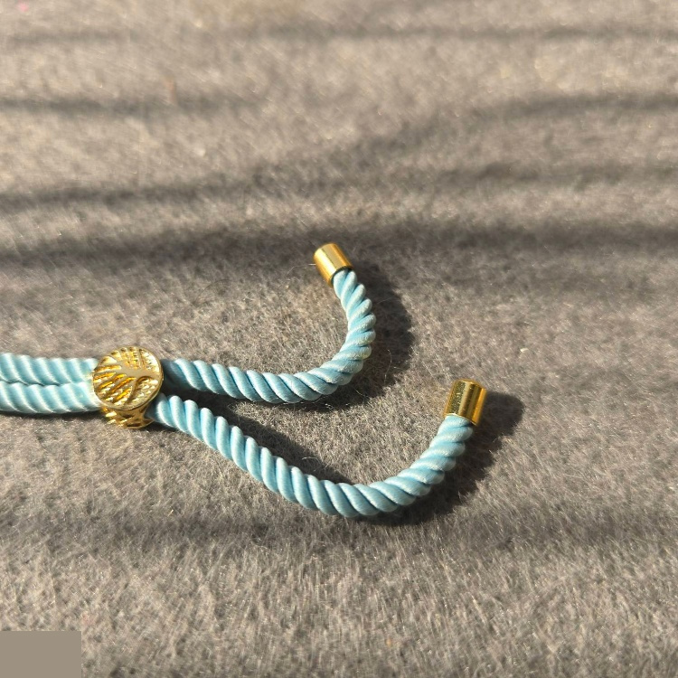 دستبند طلا 18 عیار زنانه شمیم گلد گالری مدل دایره و فرشته کد D3-23