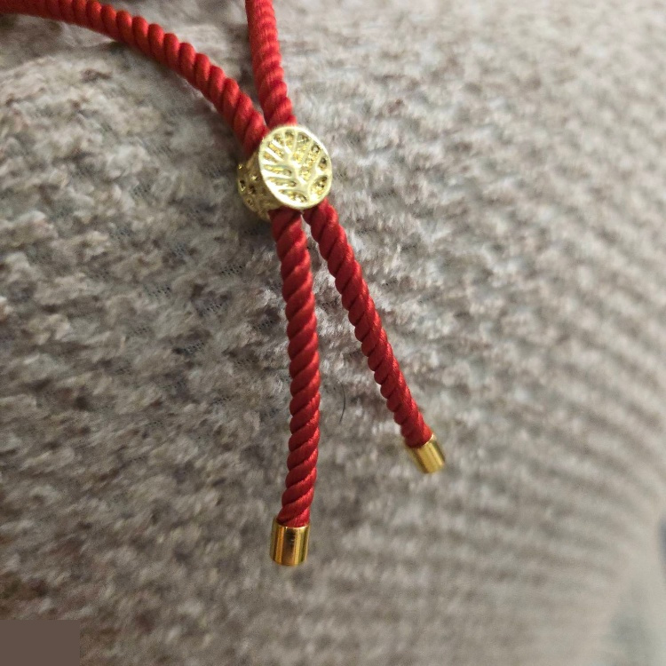 دستبند طلا 18 عیار زنانه شمیم گلد گالری مدل LOVE کد D72-17