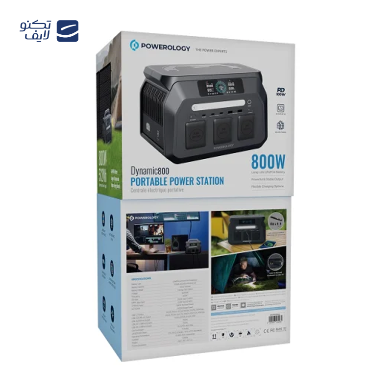 gallery-پاور استیشن پاورولوژی مدل Dynamic1800 PWP1800WBK ظرفیت 1800 میلی آمپر ساعت copy.png