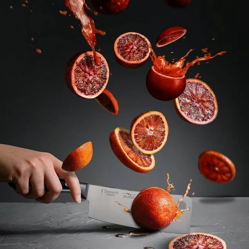 سرویس چاقو آشپزخانه 9 پارچه جی فی نی مدل GS-02