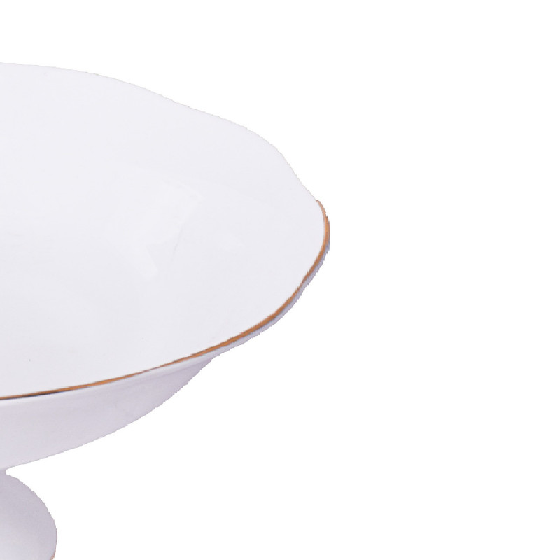 سرویس پذیرایی 2 پارچه مقصود مدل نیلوفری خط طلا کد 0