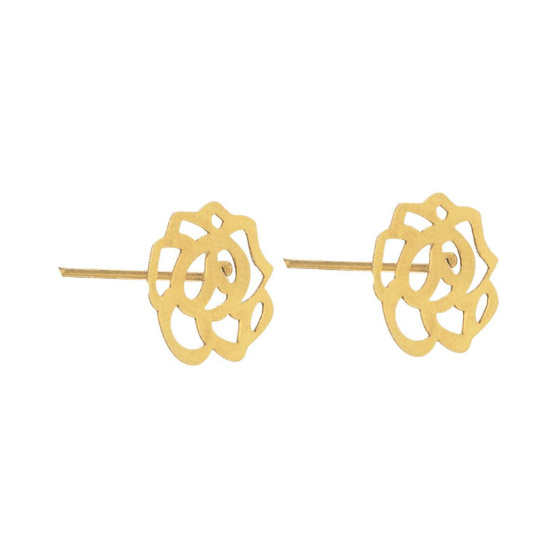 گوشواره طلا 18 عیار شمیم گلد گالری مدل Ah320 گوشواره طلا 18 عیار شمیم گلد گالری مدل Ah320