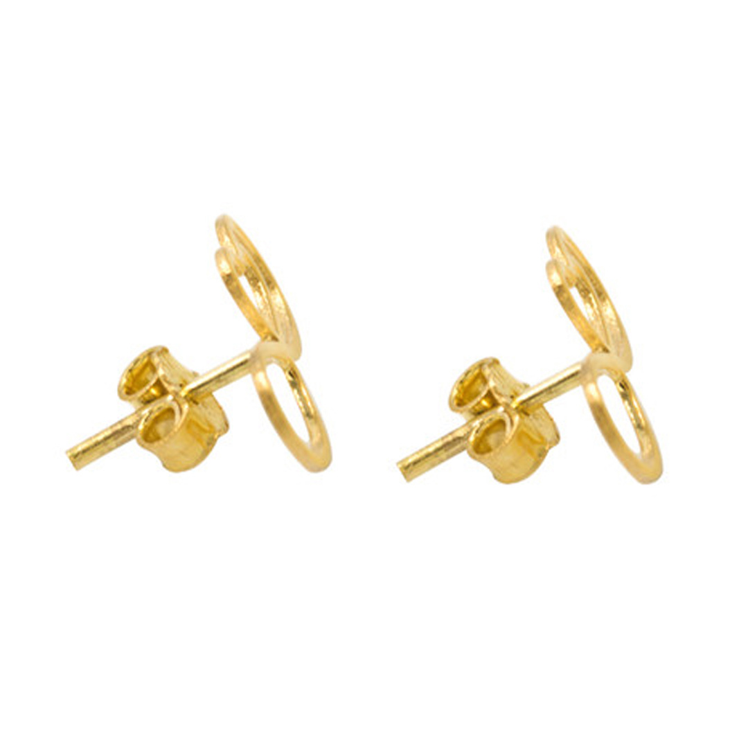 گوشواره طلا 18 عیار شمیم گلد گالری کد SE0026 گوشواره طلا 18 عیار شمیم گلد گالری کد SE0026