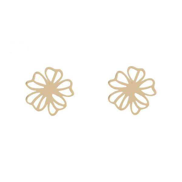 نیم ست طلا 18 عیار شمیم گلد گالری مدل ds4003