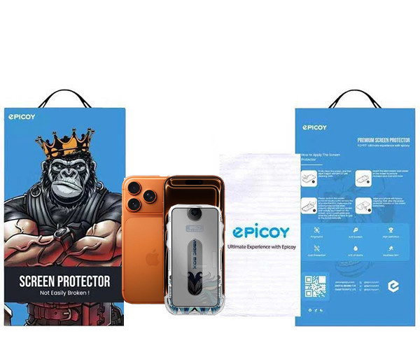 محافظ صفحه نمایش حریم شخصی اپیکوی مدل Lion Privacy Easy Install مناسب برای گوشی موبایل اپل iPhone 17 Pro / 17 / 16 Pro به همراه کیت نصب محافظ صفحه نمایش حریم شخصی اپیکوی مدل Lion Privacy Easy Install مناسب برای گوشی موبایل اپل iPhone 17 Pro / 17 / 16 Pro به همراه کیت نصب