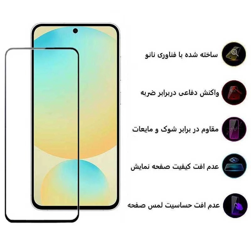 محافظ صفحه نمایش بوف مدل Ceramic مناسب برای گوشی موبایل سامسونگ Galaxy S25 FE/ A55 / A35