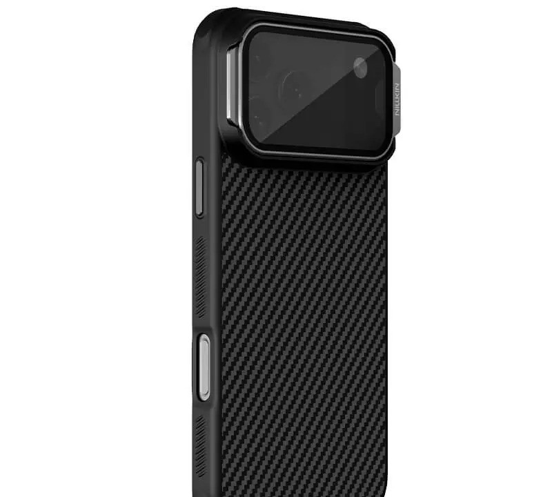 کاور نیلکین مدل CarboProp Magnetic MagSafe Transparent Lens مناسب برای گوشی موبایل اپل iPhone 17 Pro Max