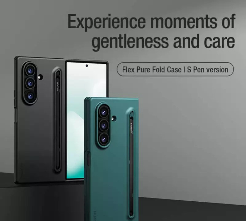 کاور نیلکین مدل Flex Pure Fold S Pen Holder مناسب برای گوشی موبایل سامسونگ Galaxy Z Fold 7