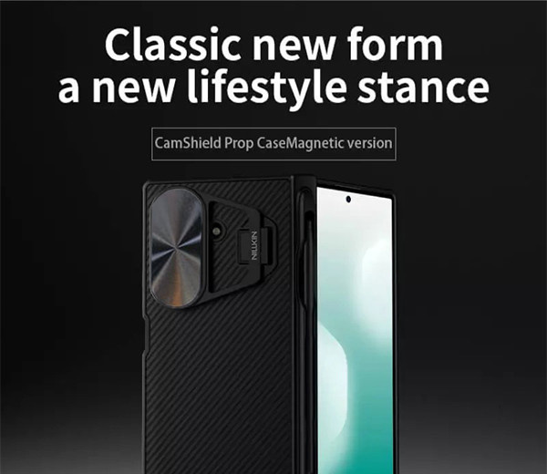 کاور نیلکین مدل Camshield Prop  مناسب برای گوشی موبایل سامسونگ galaxy Z Fold 7