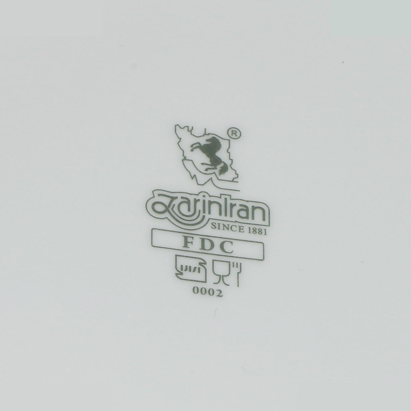 سوپ خوری چینی زرین سری رادیانس مدل 0001 درجه 1