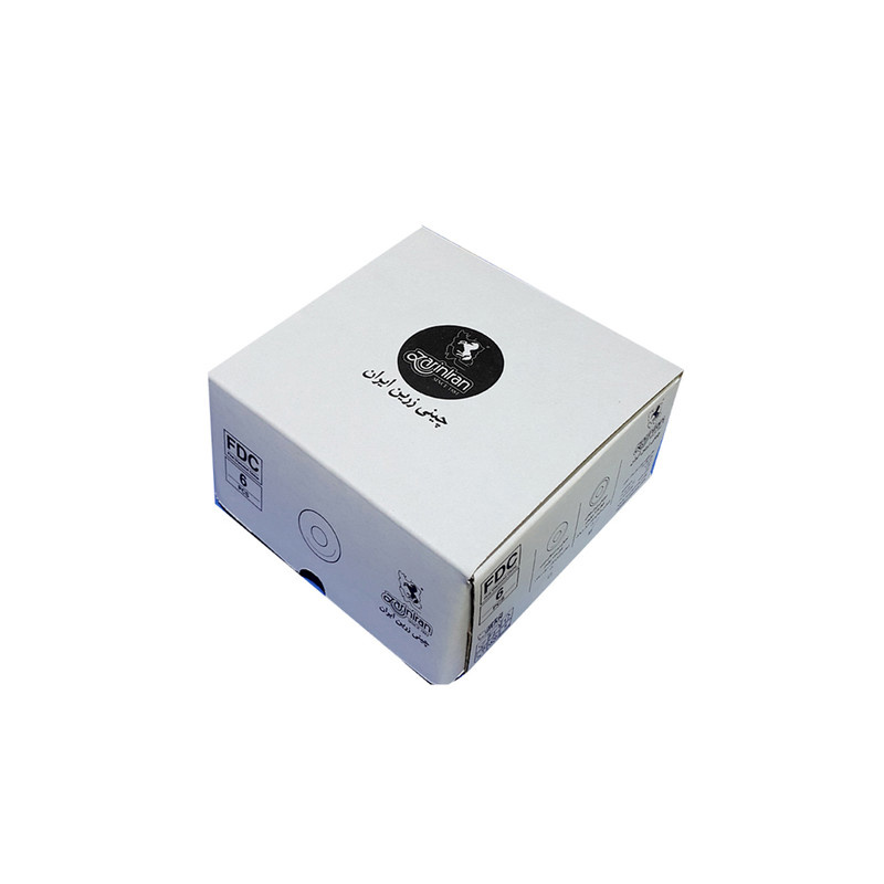 نعلبکی چینی زرین ایران مدل یاسمن کد 002 بسته 6 عددی