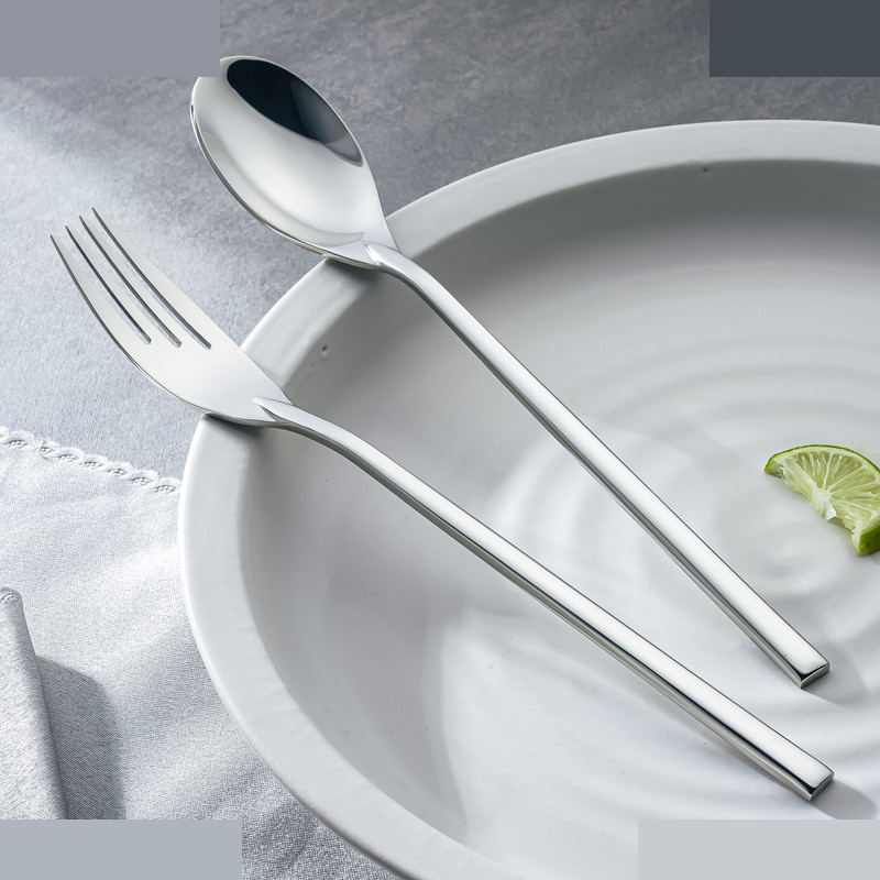 قاشق و چنگال غذاخوری جی فی نی مدل 53 مجموعه 2 عددی