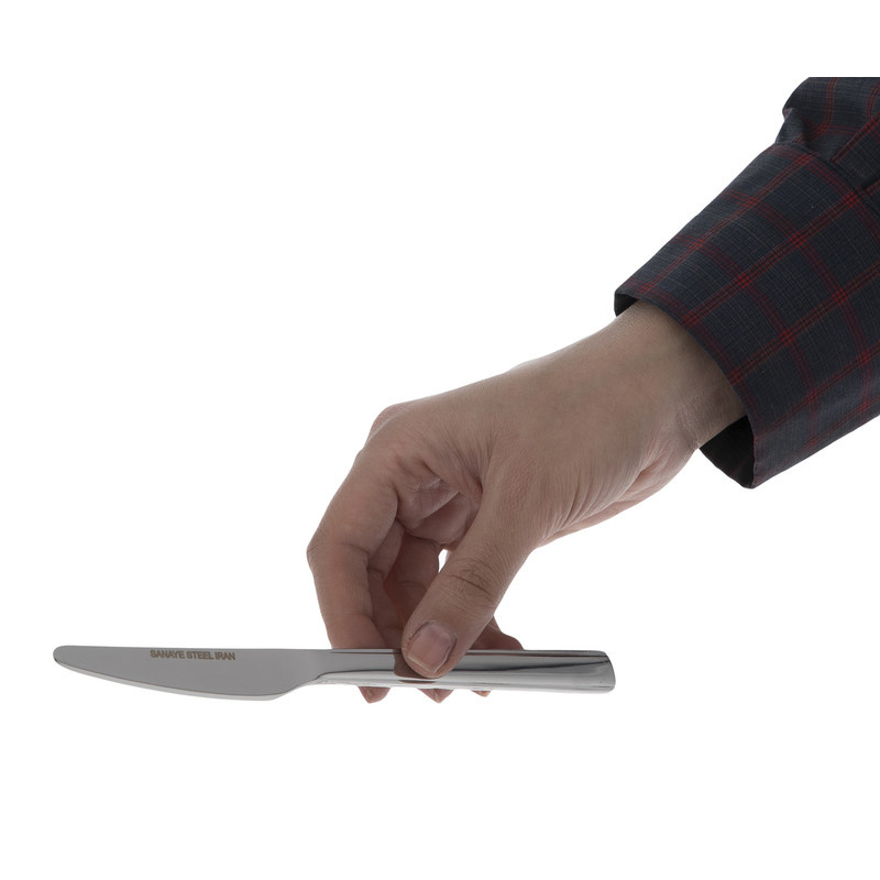 سرویس قاشق و چنگال 57 پارچه صنایع استیل ایران سری مونزا کد 101