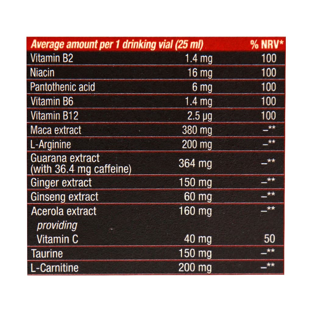 ویال خوراکی هات شات یوروویتال 6 عدد ویال خوراکی هات شات یوروویتال 6 عدد