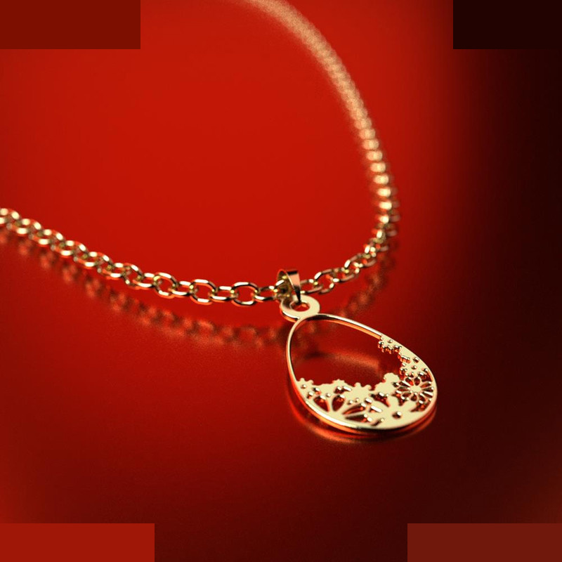 نیم ست طلا 18 عیار زنانه مدوپد مدل گل کد NA13007