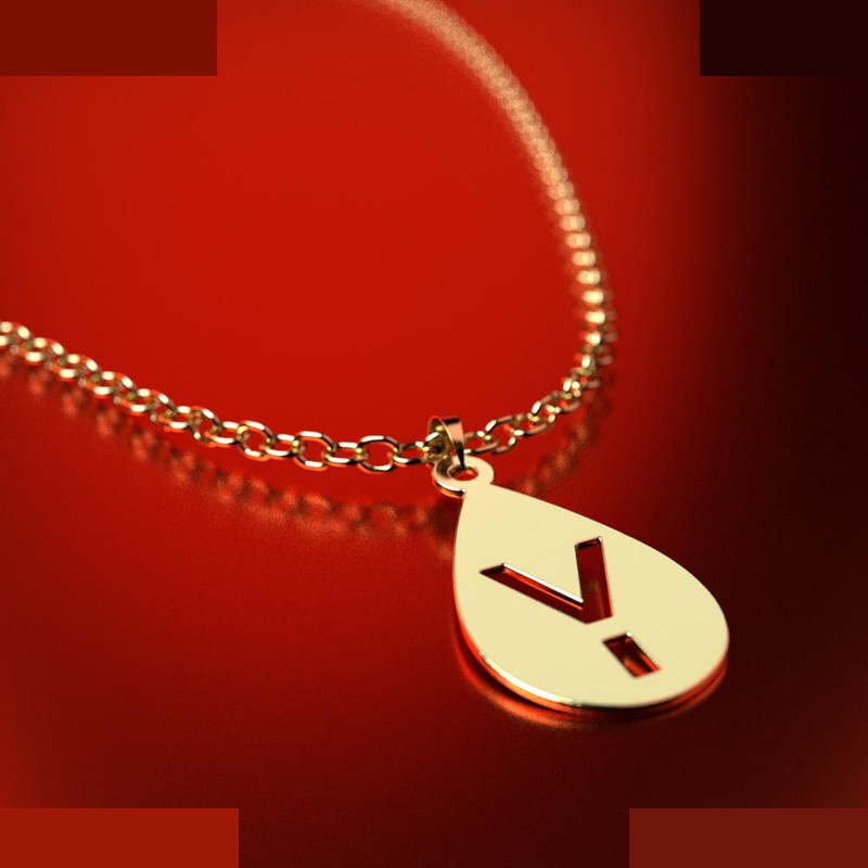 نیم ست طلا 18 عیار زنانه مدوپد مدل حرف y کد NA13138