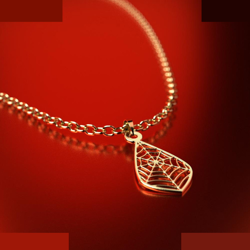 نیم ست طلا 18 عیار زنانه مدوپد مدل تارعنکبوت کد NA13474