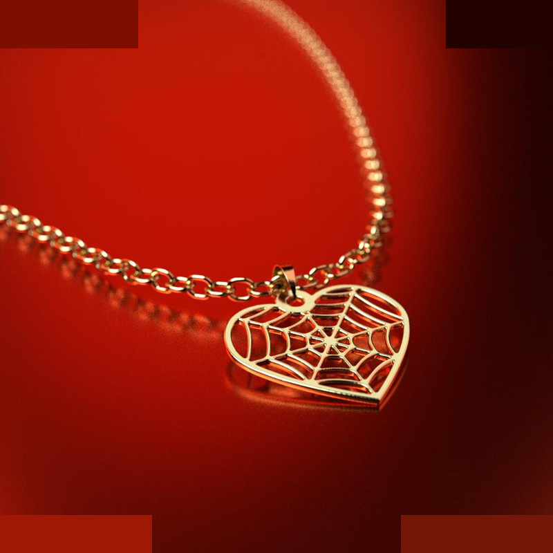 نیم ست طلا 18 عیار زنانه مدوپد مدل قلب کد NA13704