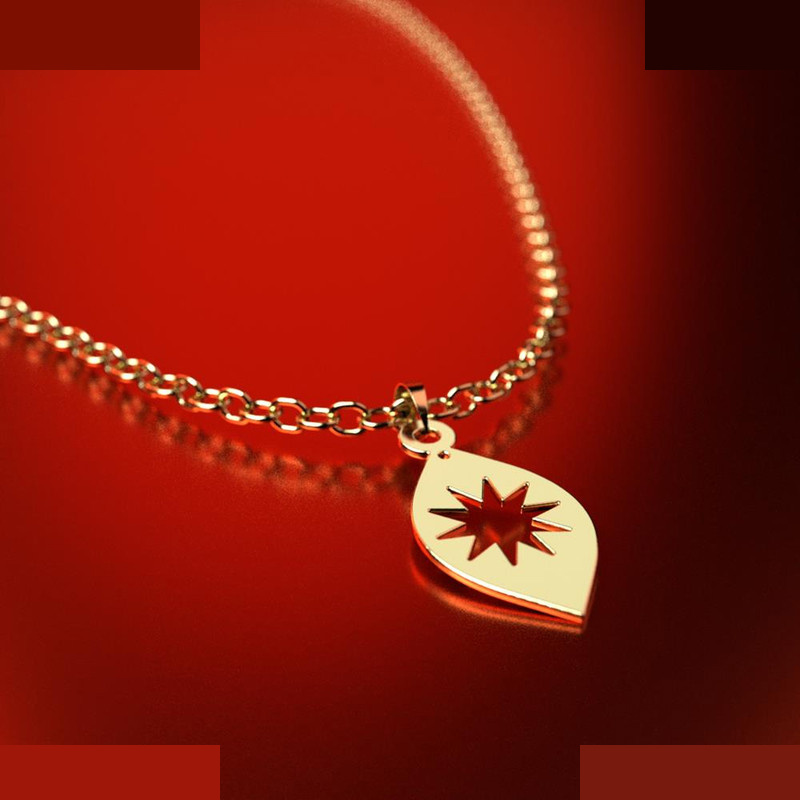 نیم ست طلا 18 عیار زنانه مدوپد مدل ستاره کد NA13815