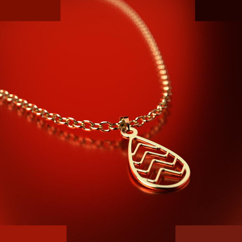 نیم ست طلا 18 عیار زنانه مدوپد مدل مستطیل کد NA13856