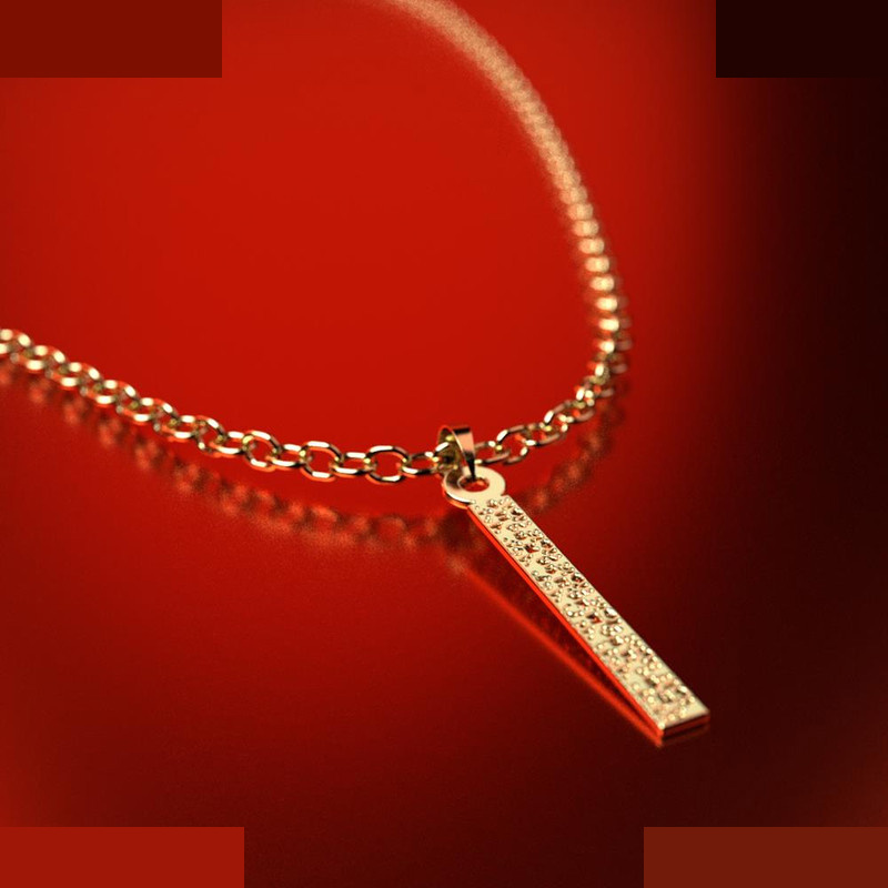 نیم ست طلا 18 عیار زنانه مدوپد مدل مستطیل کد NA13895