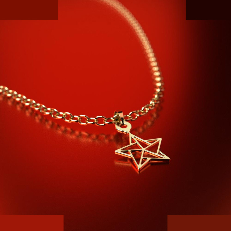 نیم ست طلا 18 عیار زنانه مدوپد مدل ستاره کد NA14705