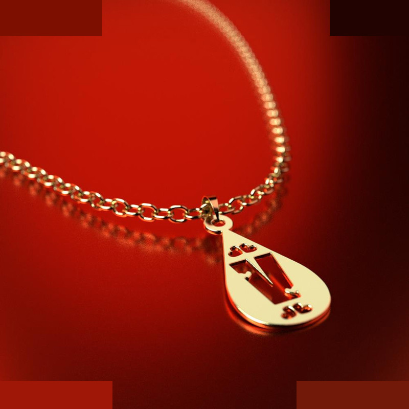 نیم ست طلا 18 عیار زنانه مدوپد مدل V حرف کد NA14819