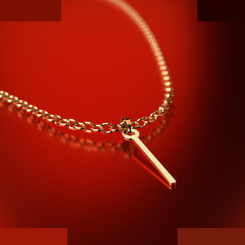 نیم ست طلا 18 عیار زنانه مدوپد مدل مستطیل کد NA14920