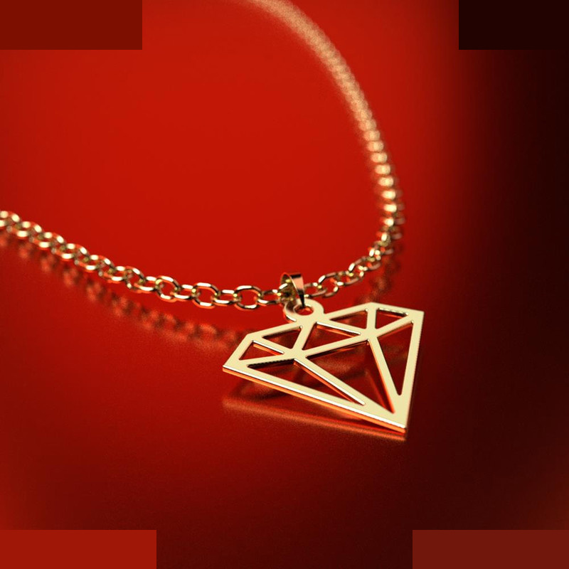 نیم ست طلا 18 عیار زنانه مدوپد مدل الماس کد NA14956