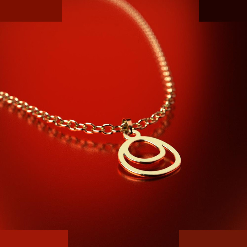 نیم ست طلا 18 عیار زنانه مدوپد مدل دایره کد NA15086