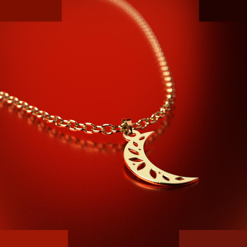 نیم ست طلا 18 عیار زنانه مدوپد مدل ماه کد NA15096