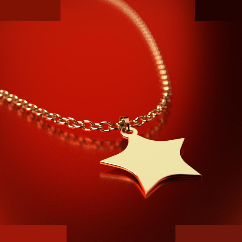 نیم ست طلا 18 عیار زنانه مدوپد مدل ستاره کد NA15535